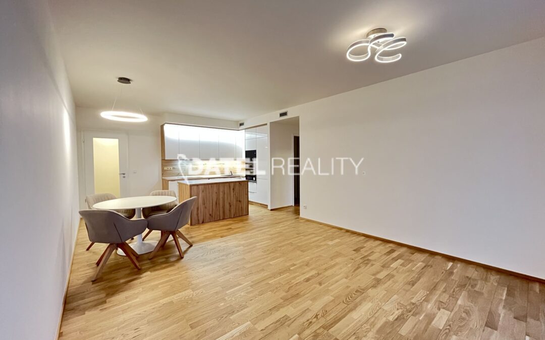 Pronájem nového bytu 2+kk, 72m2, Rezidence Zahálka – Modřany