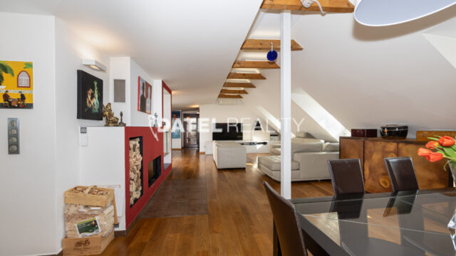 Prodej luxusního 3+kk – střešní byt s terasou